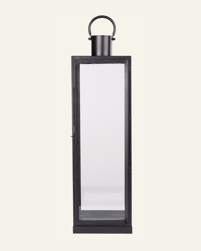 Lykta svart - 20x20x68 cm svart - 1