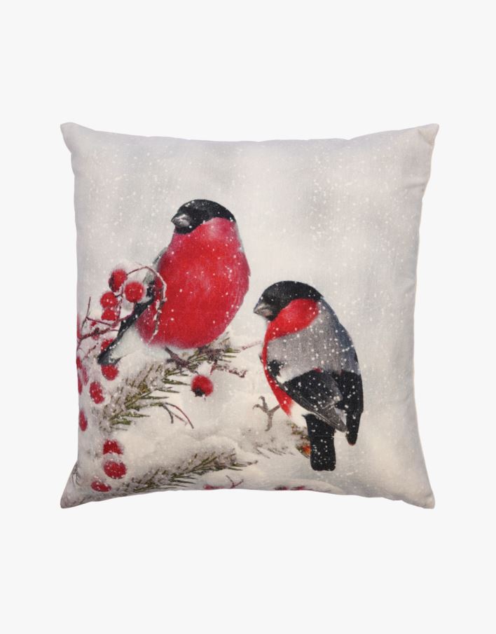 Bullfinch prydnadskudde multi/röd - 45x45 cm multi/röd - 1