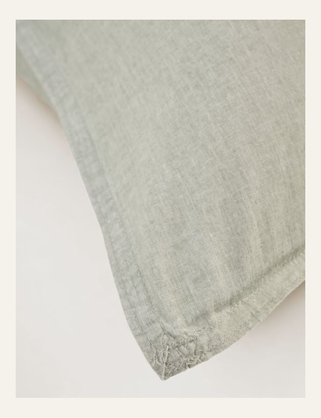 Örngott i bomull lindblomsgrön - 2