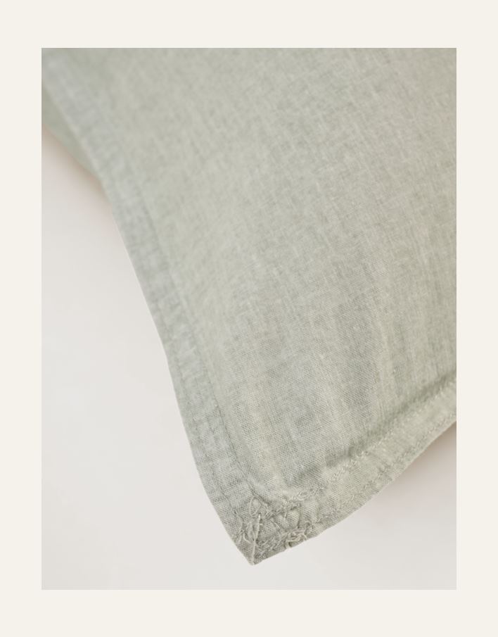 Örngott i bomull lindblomsgrön - 2