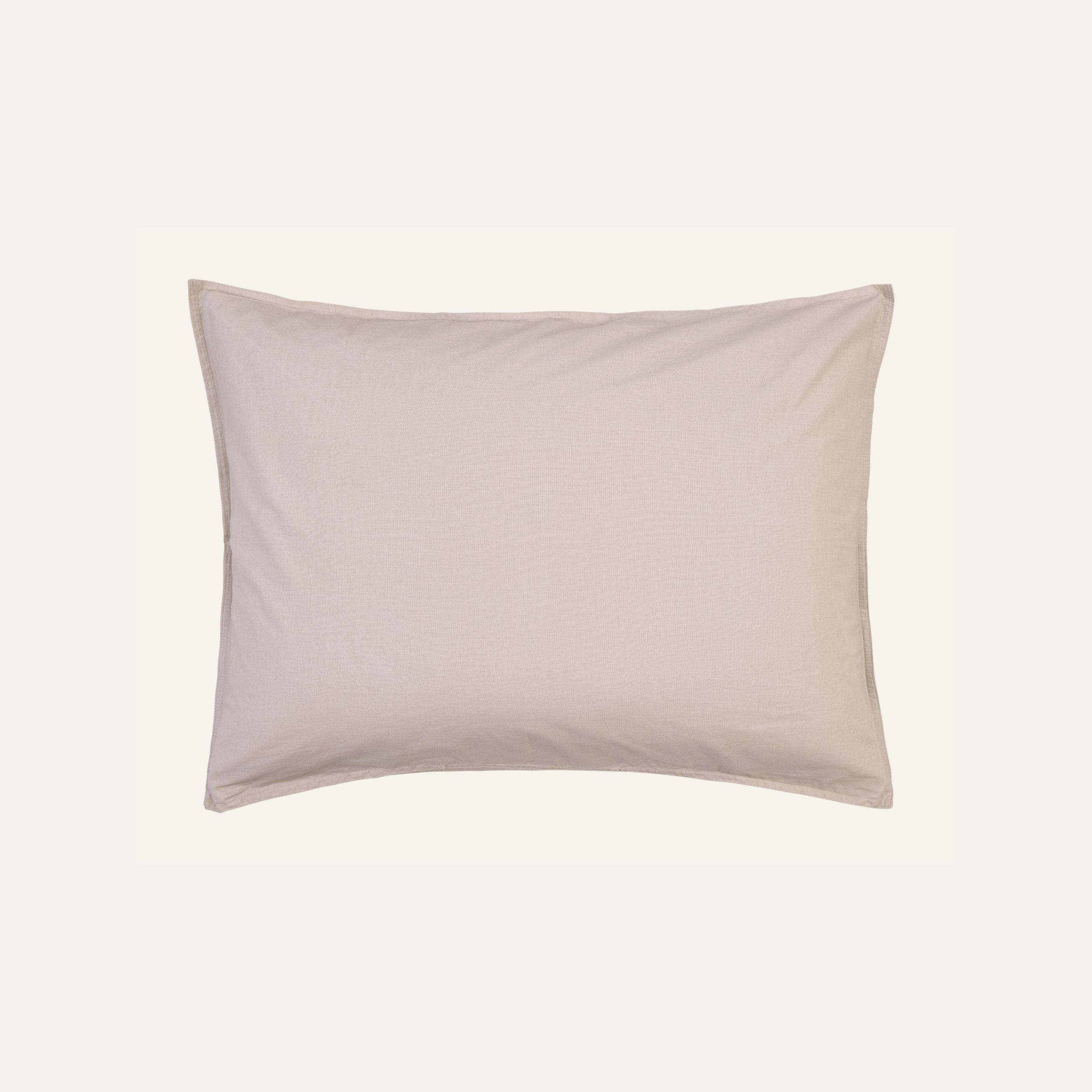 Örngott i bomull beige - 2