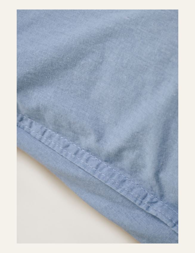 Örngott i bomull blå - 2