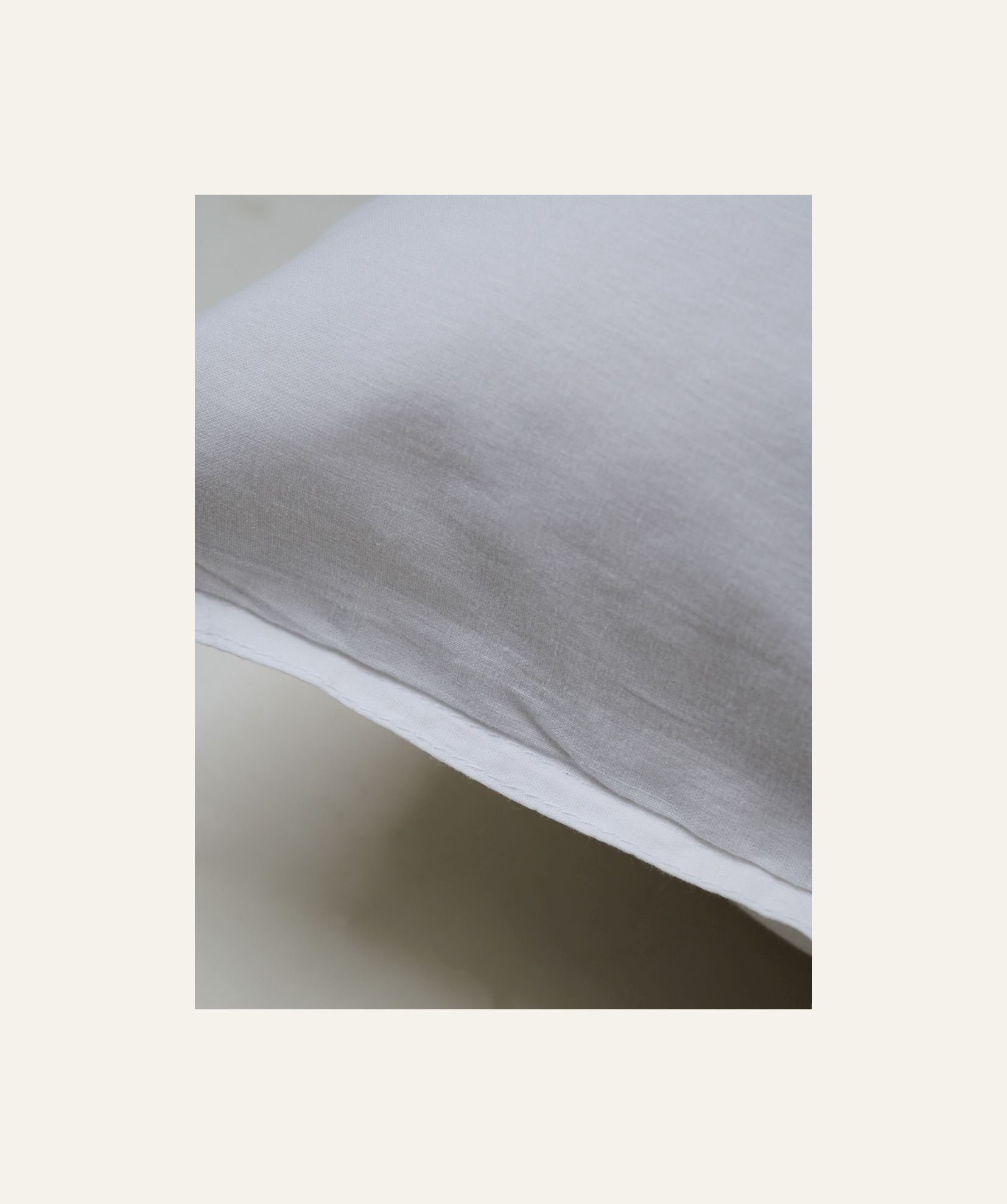 Örngott i bomull vit - 2