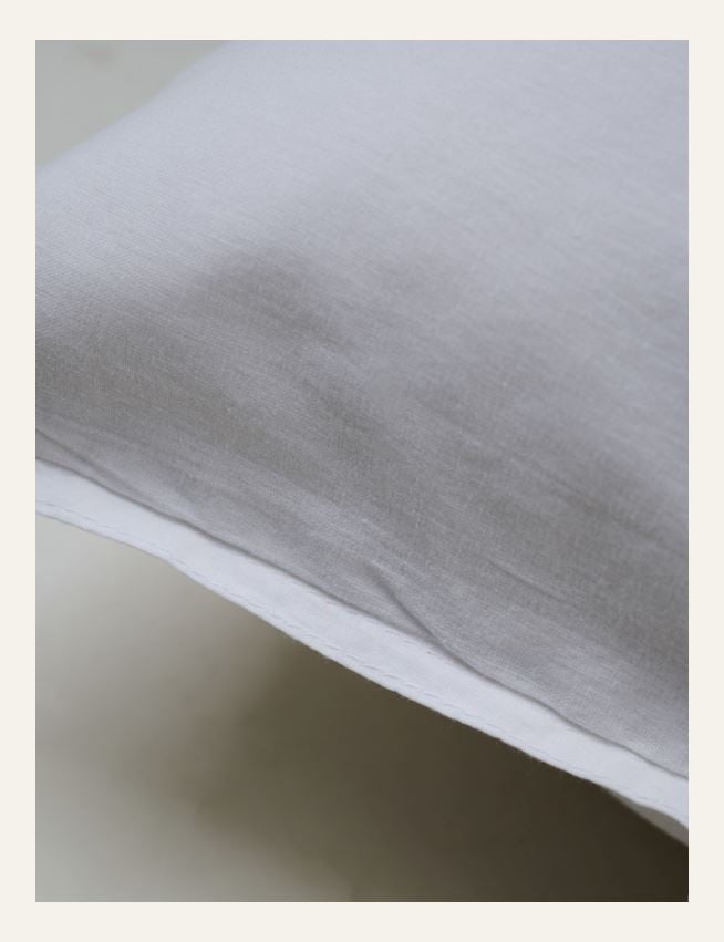 Örngott i bomull vit - 2