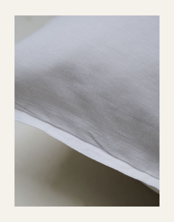 Örngott i bomull vit - 2