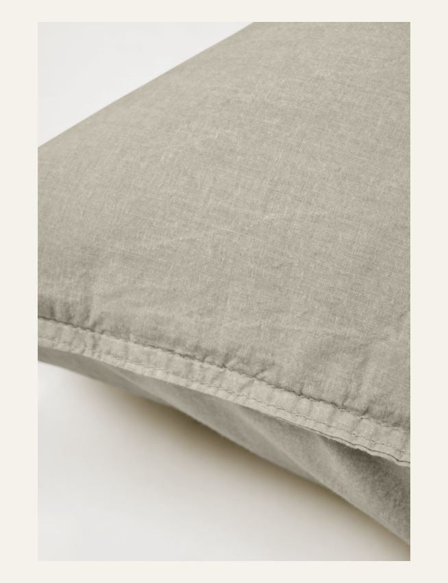 Örngott i bomull beige - 3