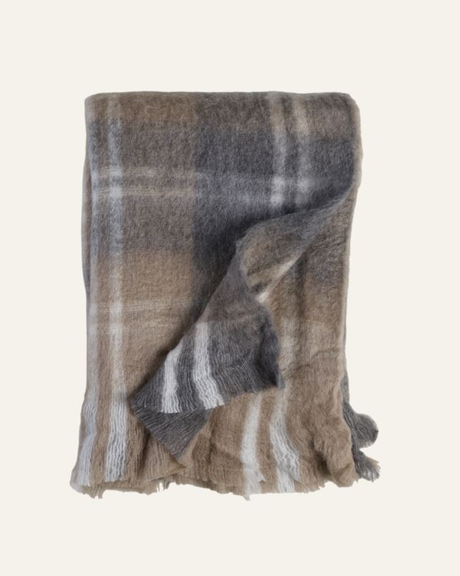 Pläd multi/beige - 130x170 cm multi/beige - 1