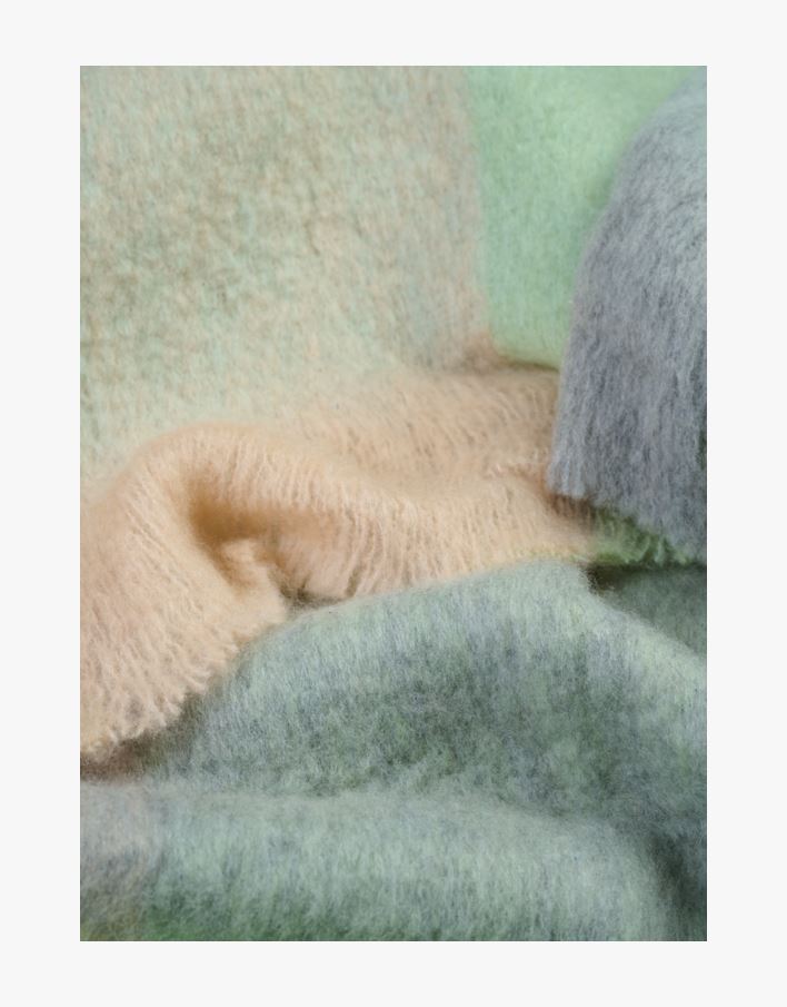 Pläd ljusgrön - 130x170 cm ljusgrön - 1