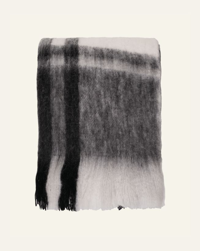 Pläd svart - 130x170 cm svart - 1