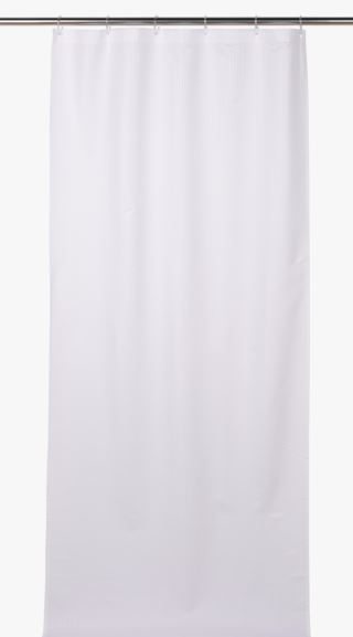 Bubble duschdraperi vit