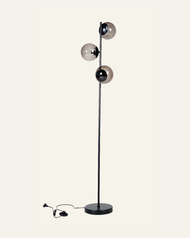 Golvlampa svart - 23x154 cm svart - 1