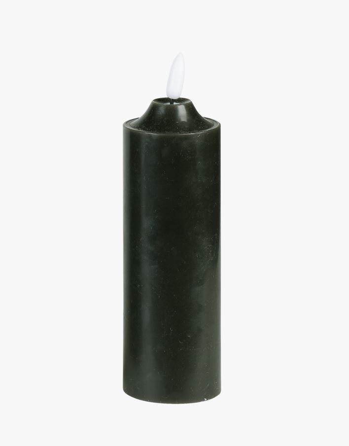 Led-blockljus svart - 5x5x15 cm svart - 1