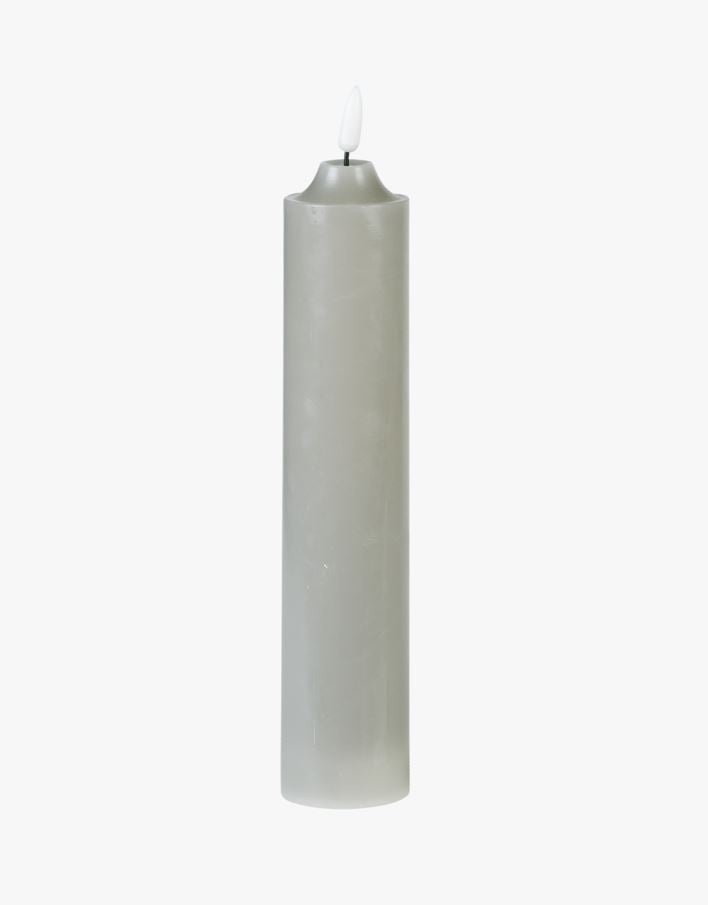 Led-blockljus grå - 5x5x25 cm grå - 1