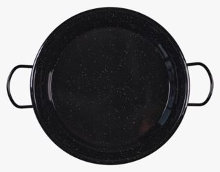 Enamel stor panna svart