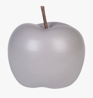 Apple dekoration grå