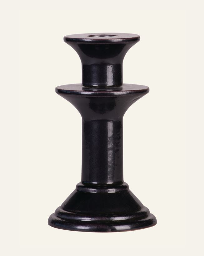 Ljusstake svart - 8,4x8,4x18,6 cm svart - 1