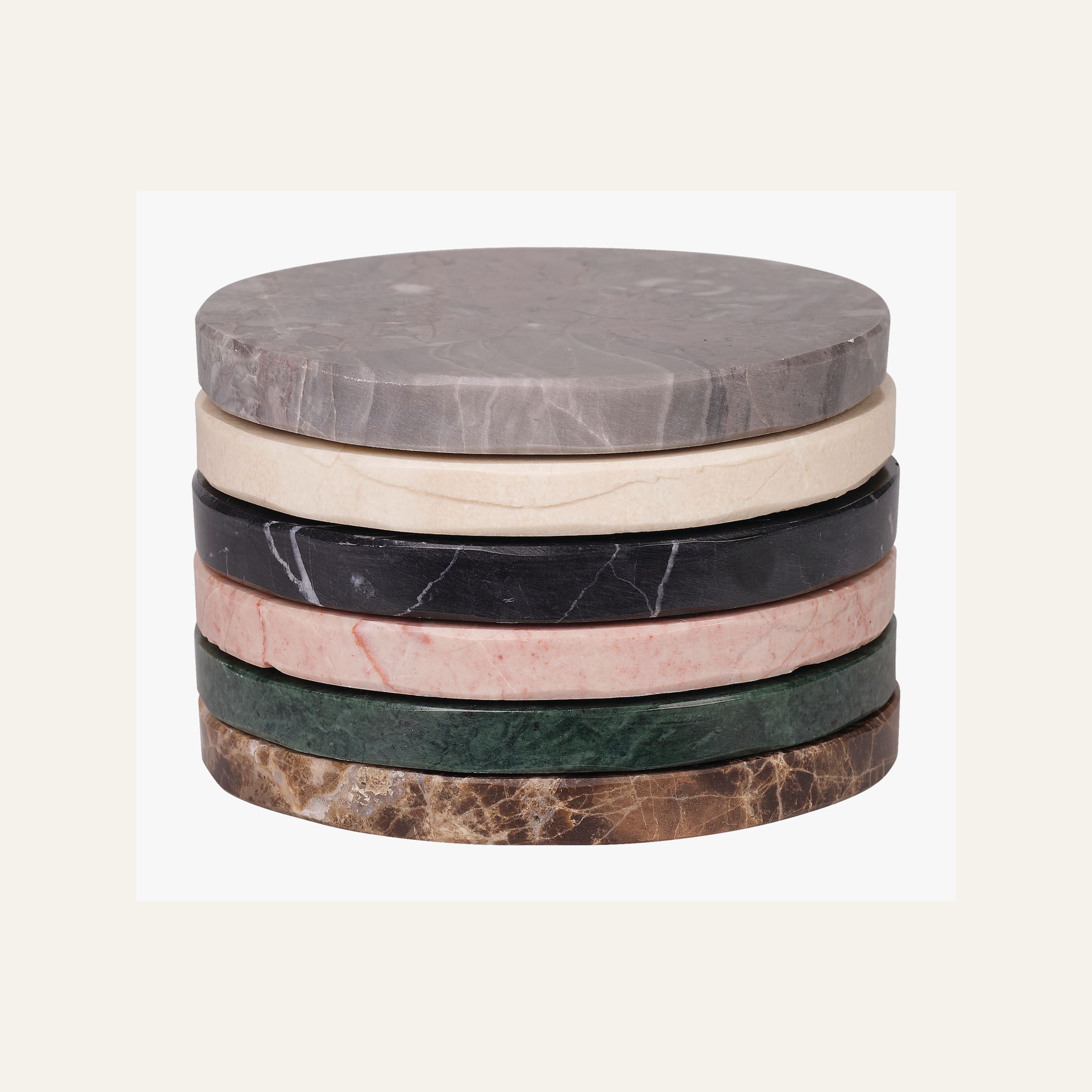 6pk glasunderlägg multi - 3