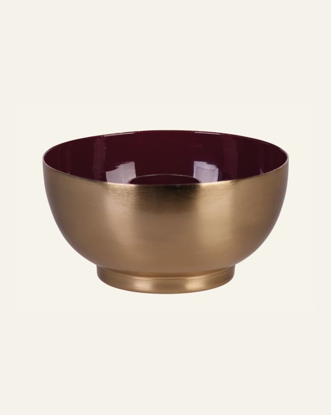 Ljusstake burgundy - 8x8x4 cm burgundy - 1
