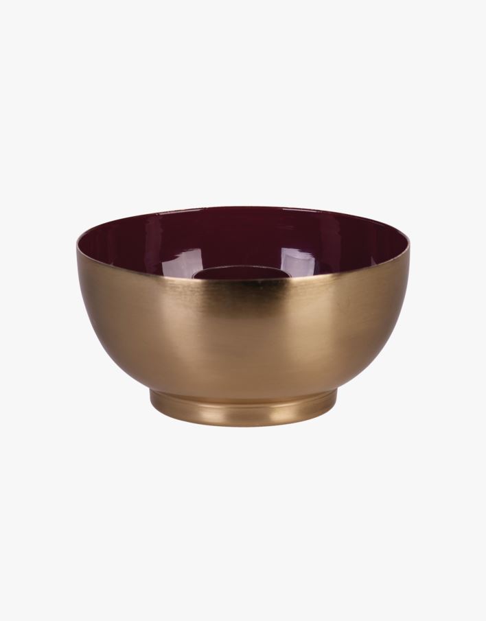 Ljusstake burgundy - 8x8x4 cm burgundy - 1