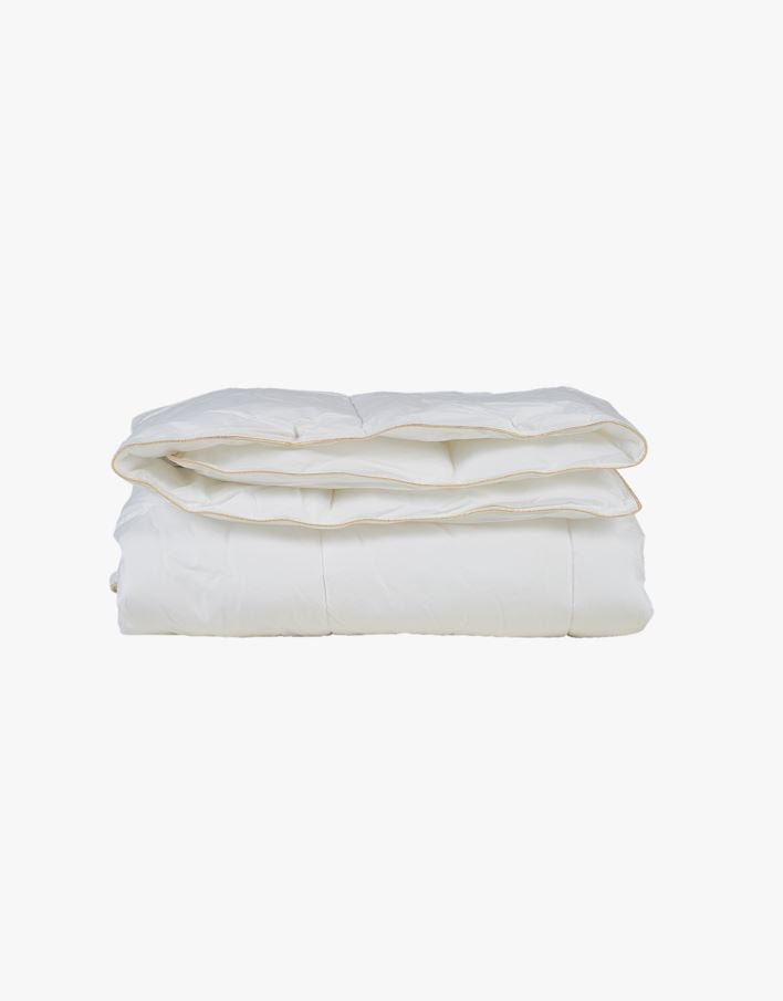 Varmt fibertäcke vit - 150x210 cm vit - 1
