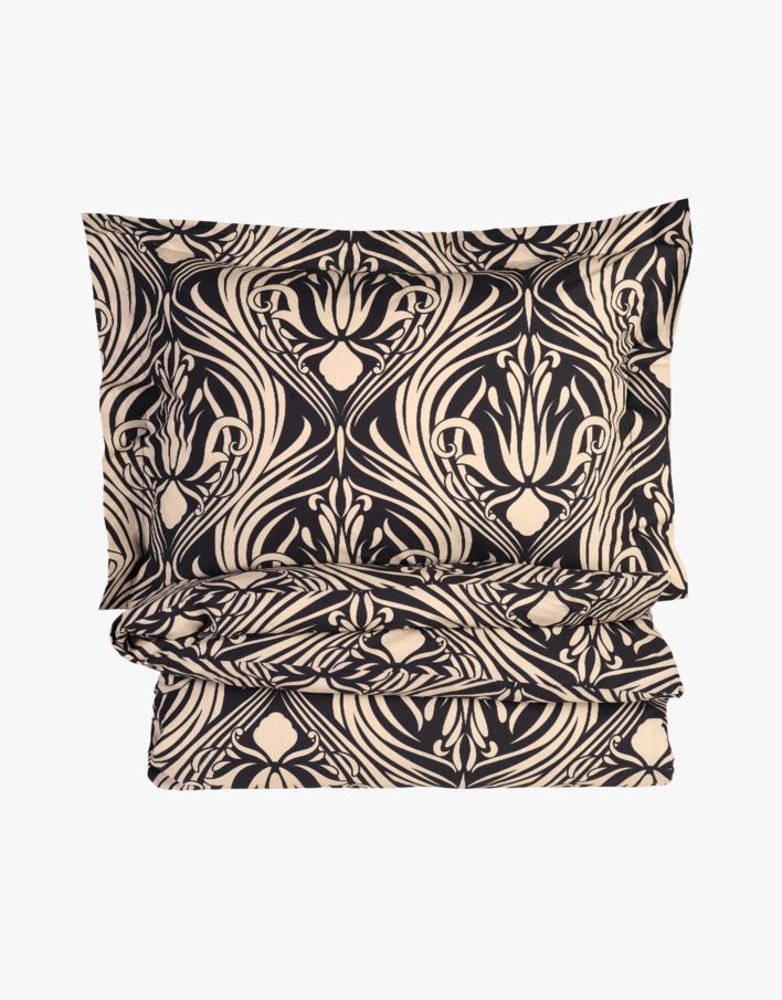 Milly percale påslakanset i percale svart - 150x210 cm svart - 1