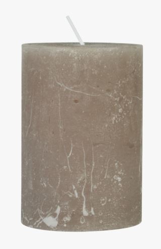 Blockljus beige