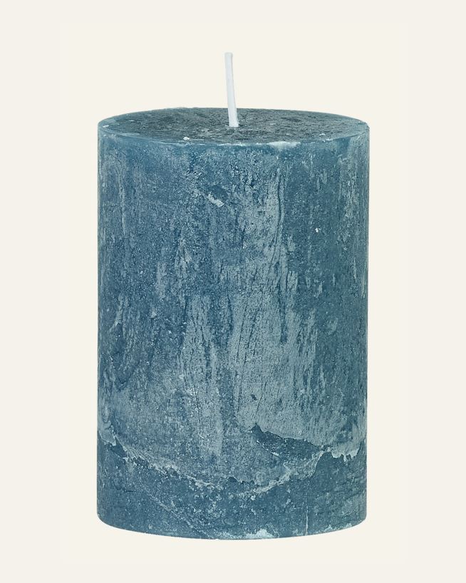 Blockljus blå - 7x10 cm blå - 1