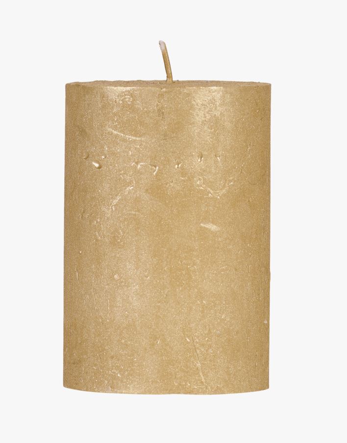 Blockljus guld - 6,8x15 cm guld - 1