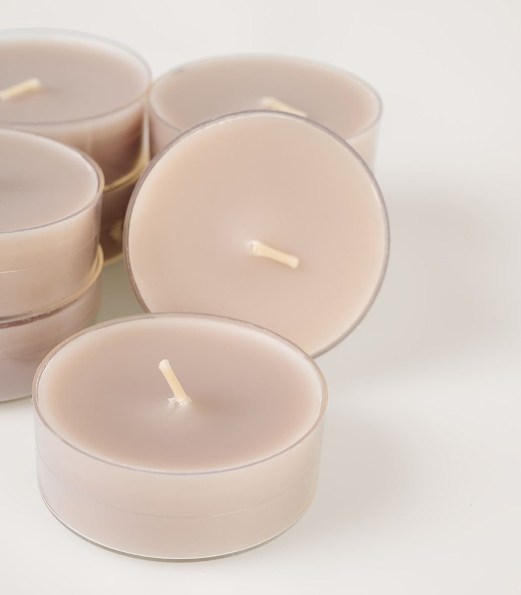 Stora värmeljus beige - 2