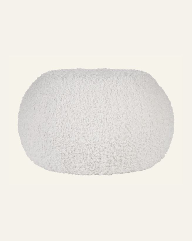 Puff vit - 30 cm ø49 vit - 1