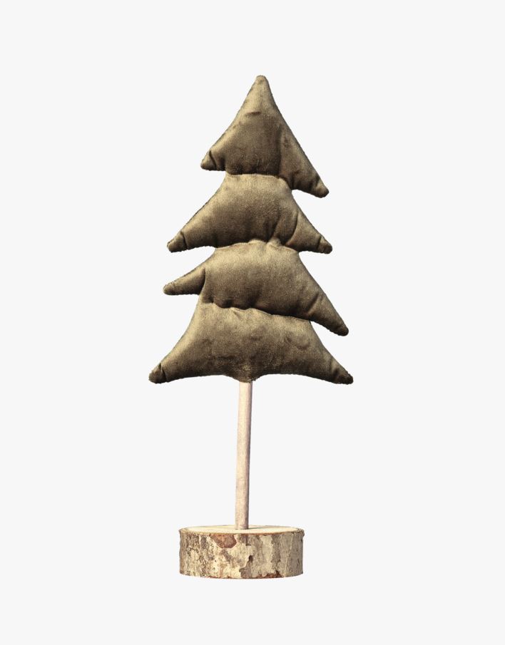 Spruce dekoration olivgrön - 13,5x8x34 cm olivgrön - 1