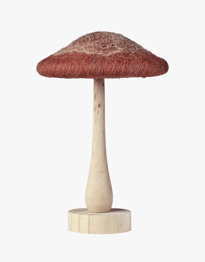 Mushroom dekoration multi/röd - 7x7x13,5 cm multi/röd - 1