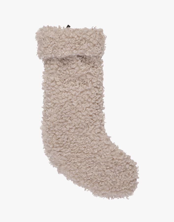 Sheep julstrumpa ljusbeige - 23x23x53 cm ljusbeige - 1