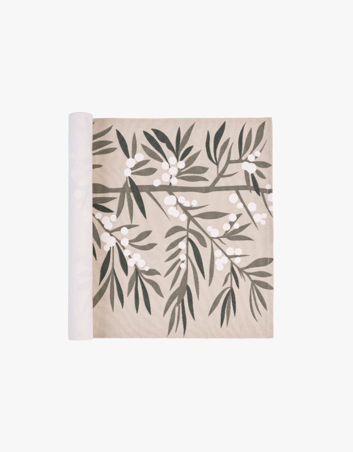 Berries bordslöpare beige - 40x140 cm beige - 1
