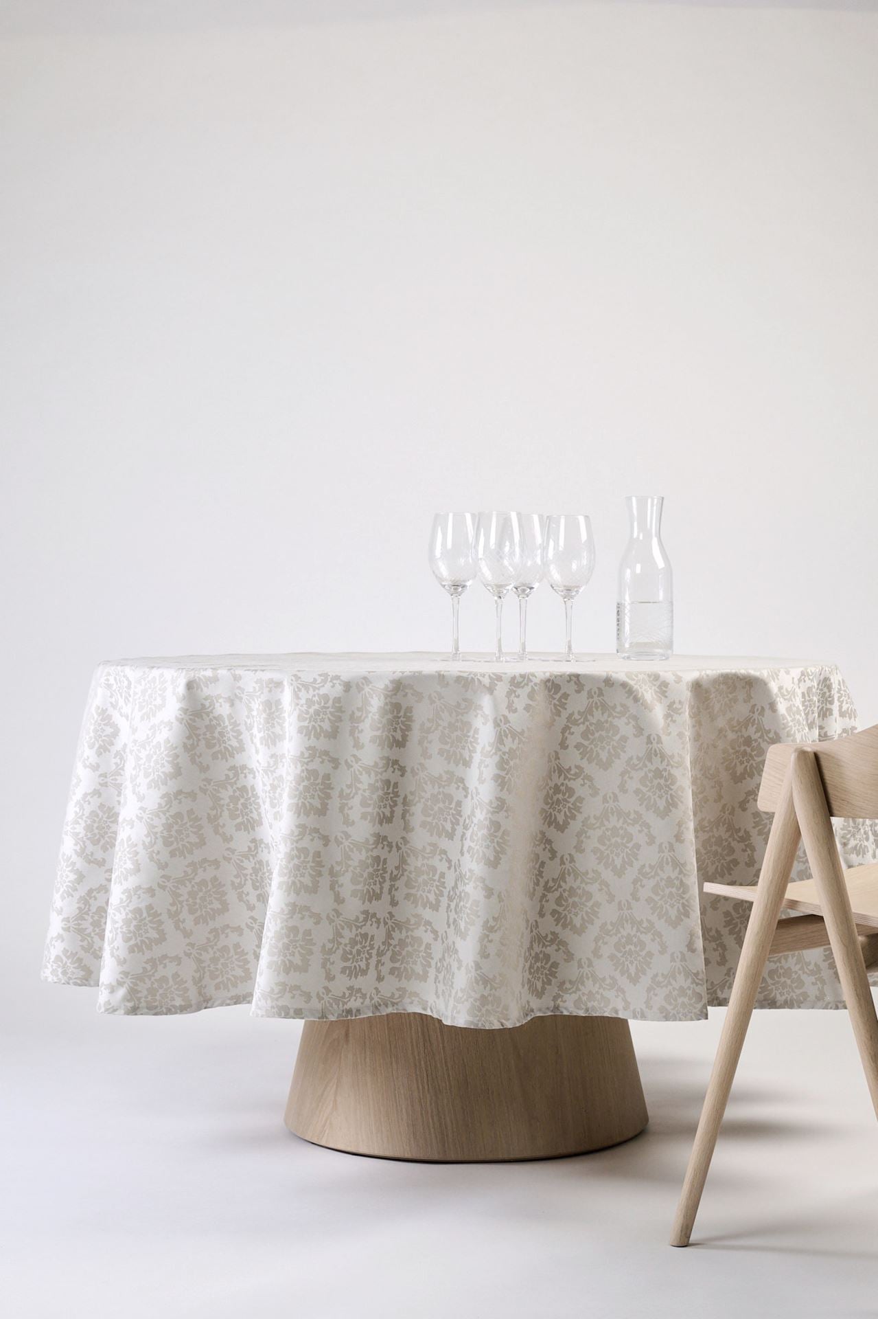 Avtorkningsbar duk beige - ø220 cm beige - 1
