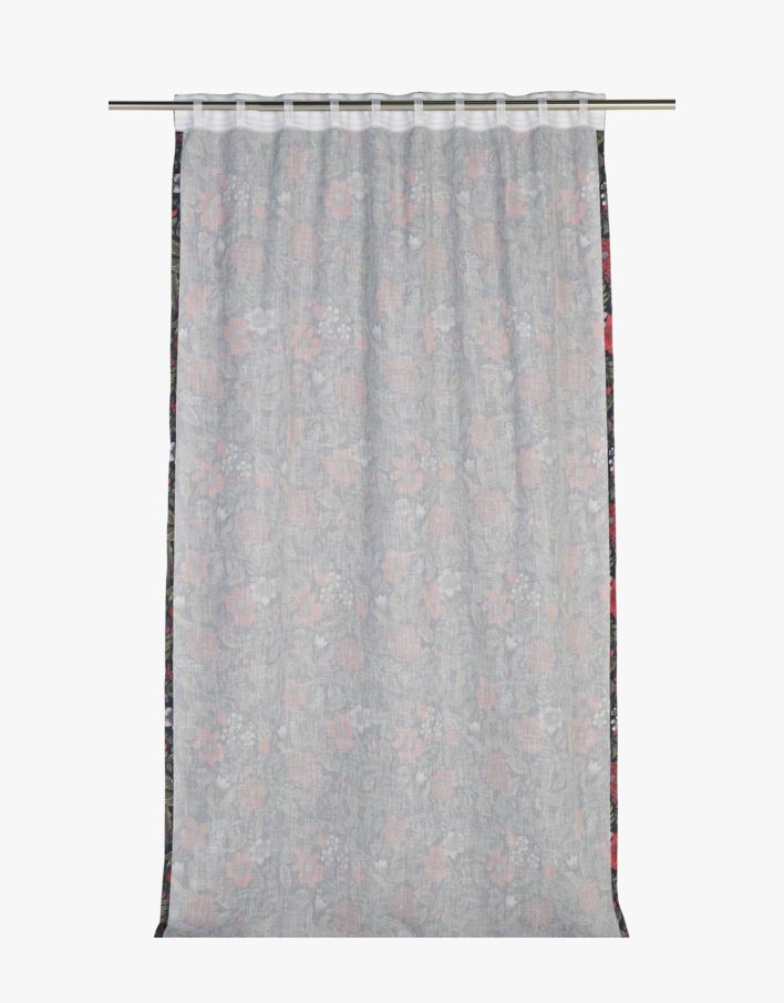 Julblomma gardin röd - 140x240 cm röd - 1