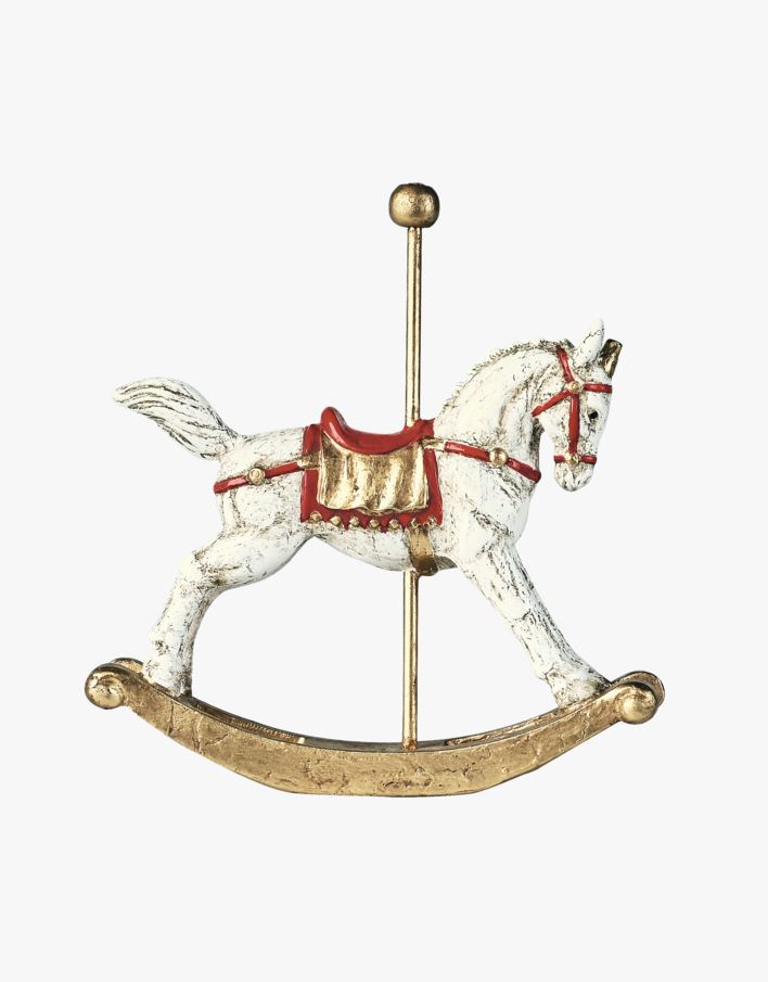 Rocking horse dekoration multi - 12x3x13 cm multi - 1