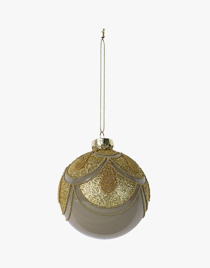 Julgranskula grå - ø 8 cm grå - 1