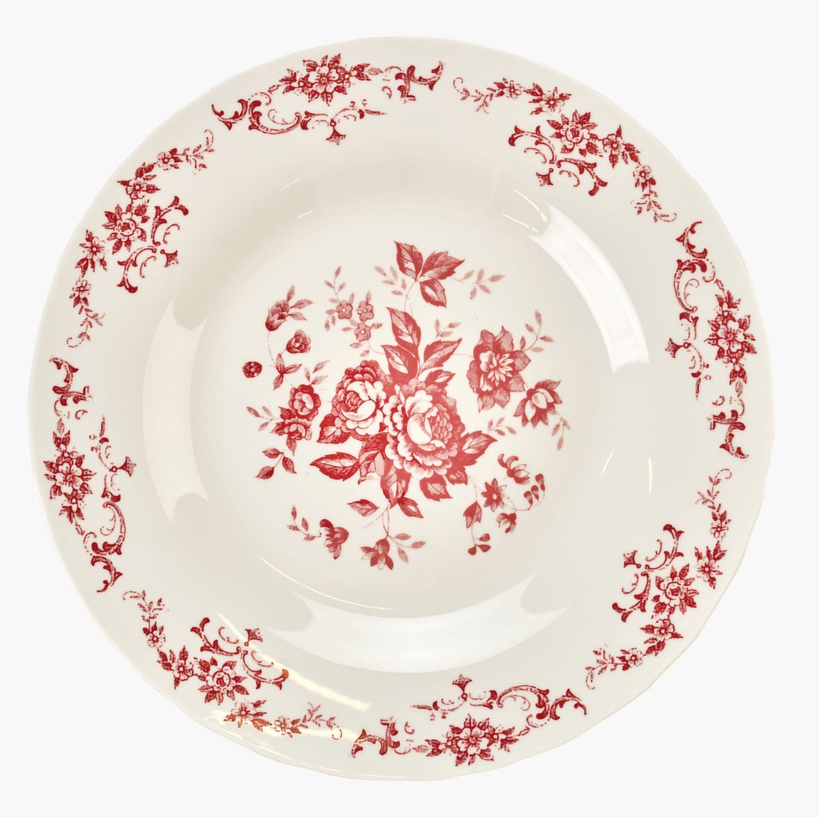 Elisabeth tallrik röd - Hemtex