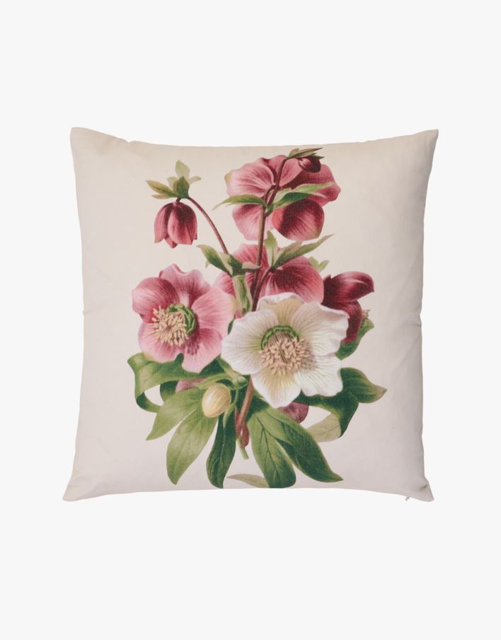 Julerosa prydnadskudde offwhite - 45x45 cm offwhite - 1