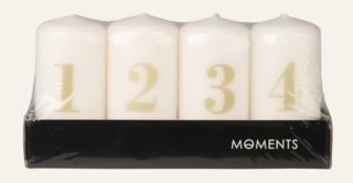 Adventsljus 4 pk adventsljus guld