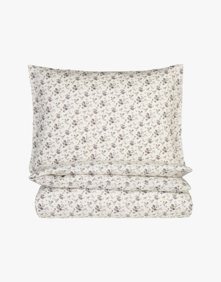 Elonore påslakanset i flanell multi - 150x210 cm multi - 1