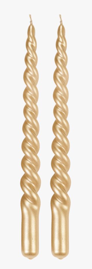 Twisted gloss kronljus guld