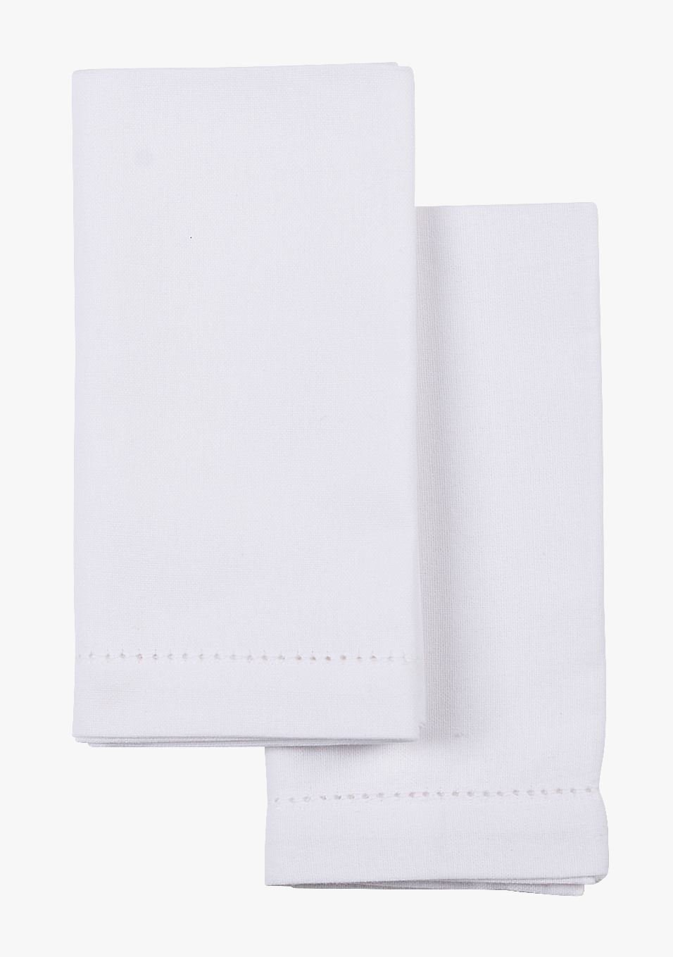 2-pack tygservetter vit - 2