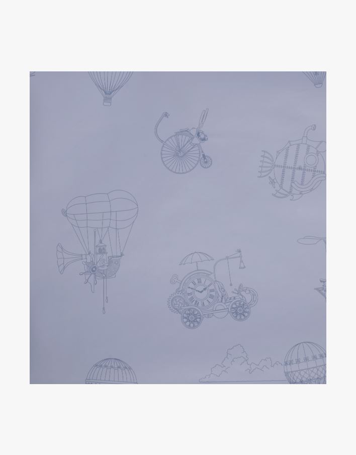 Tapet blå - 53 cm x10,5 m blå - 1