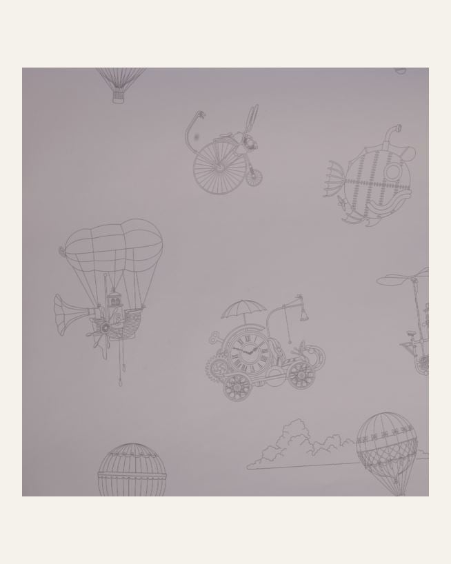 Tapet grå - 53 cm x10,5 m grå - 1