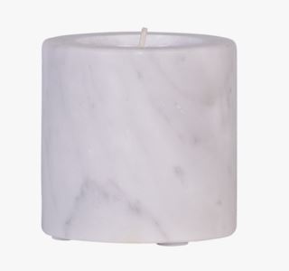 Hemtex | Mercury Värmeljushållare Vit - 6,5x6,5x6,5 Cm