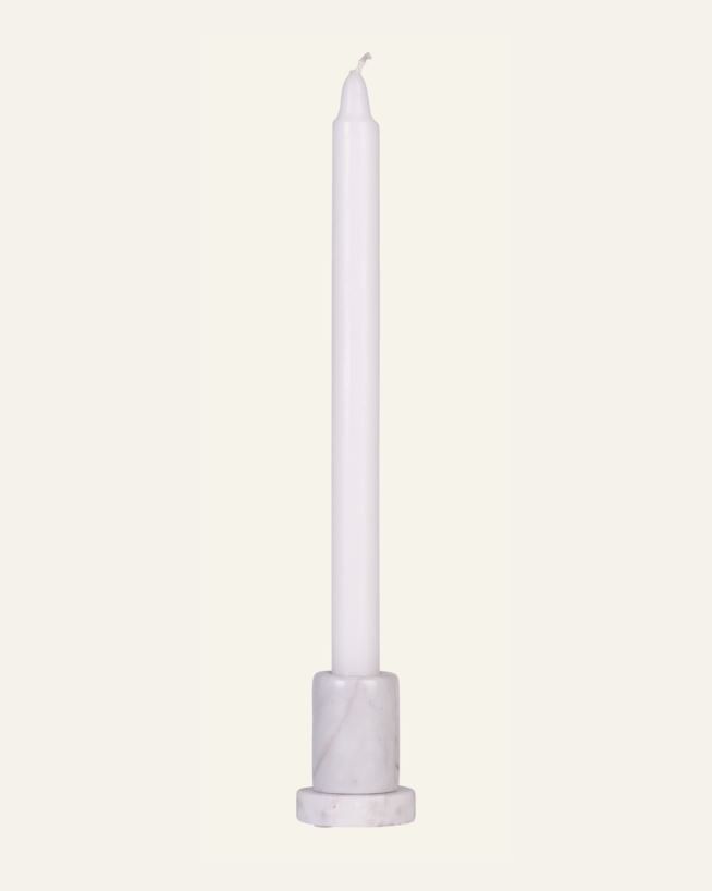 Ljusstake vit - 5x5x6,5 cm vit - 1