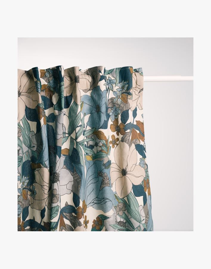 Gardin blå - 140x240 cm blå - 1