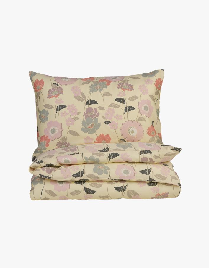 Påslakanset i satin multi - 150x210 cm multi - 1